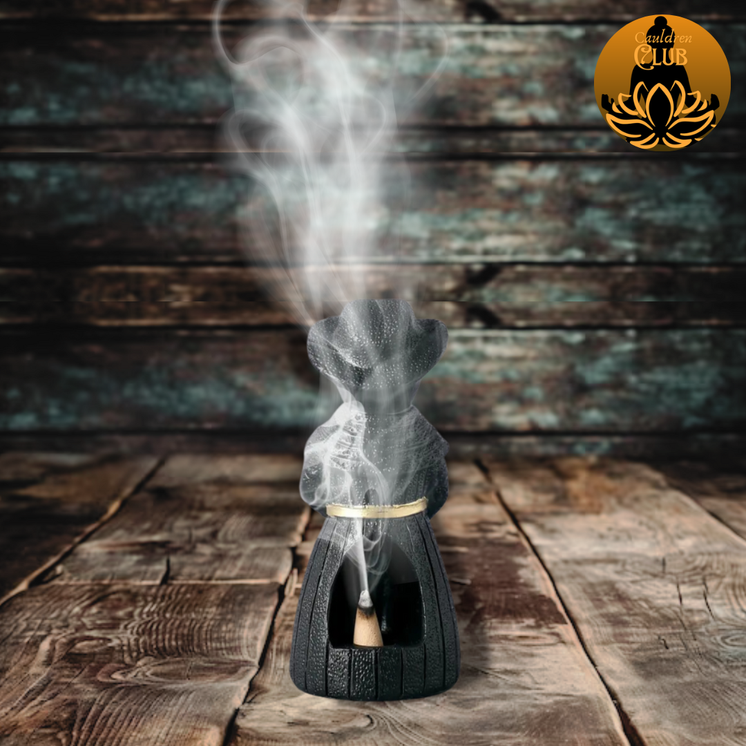 Crow Plague Doctor Incense Holder