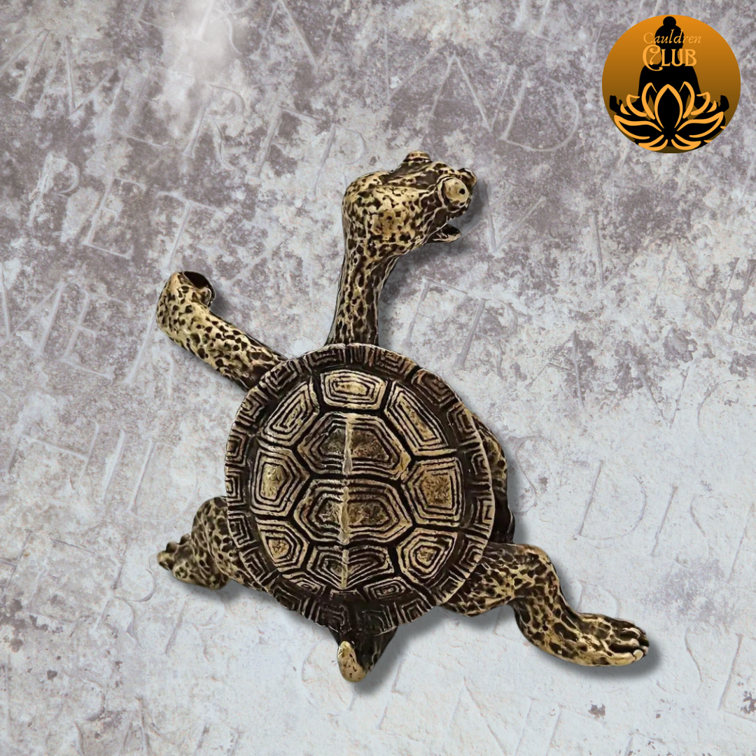 Soldier Turtle Incense Holder - Ancient Bronze