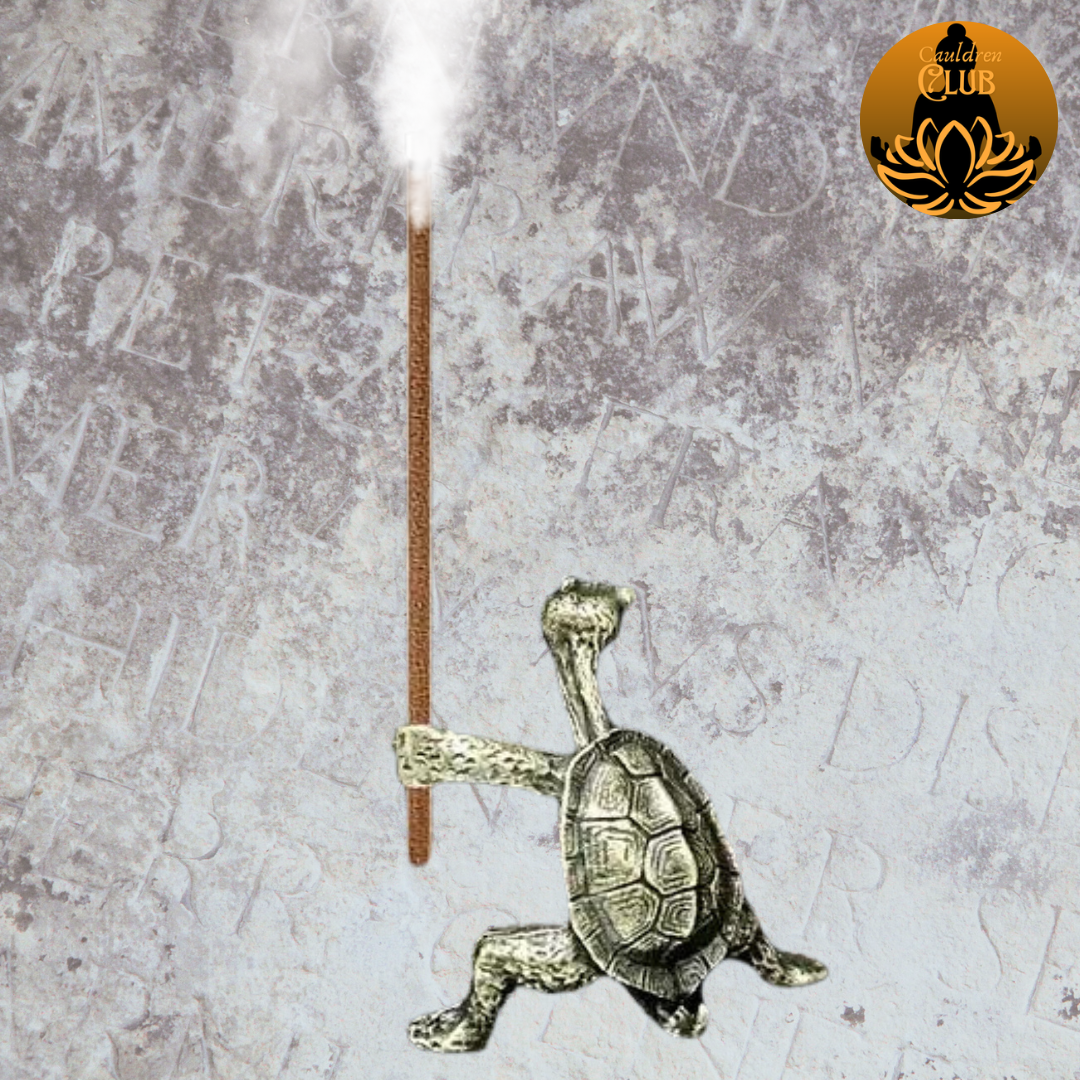 Soldier Turtle Incense Holder - Ancient Bronze