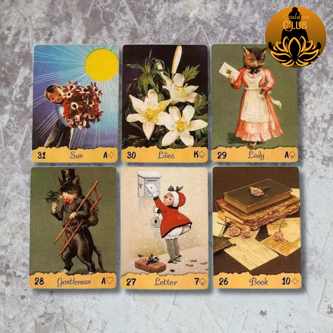 Granny's Postcards Lenormand Cards