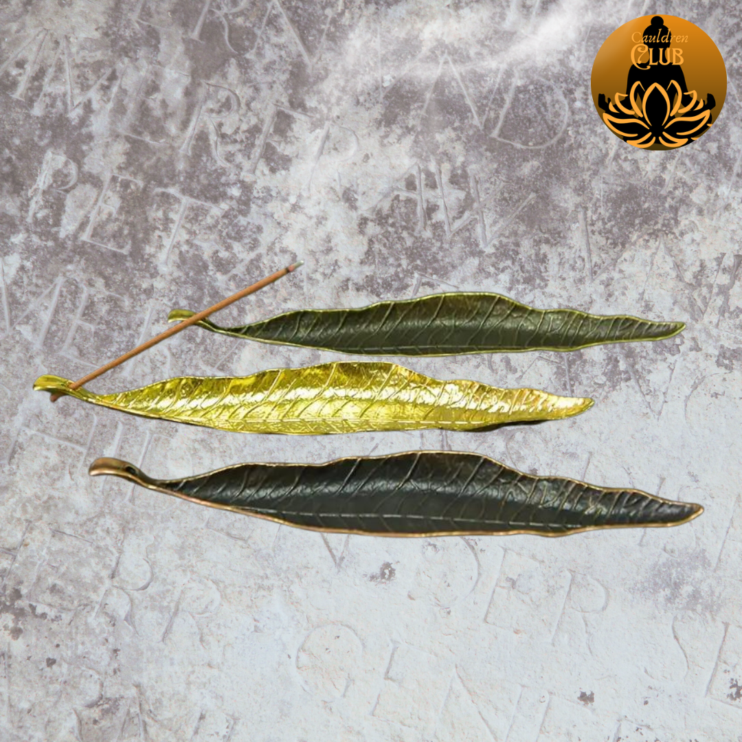 Gold Leaf Incense Holder