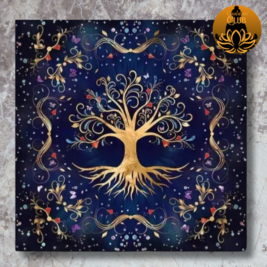 Blue Tree Of Life Alter Cloth