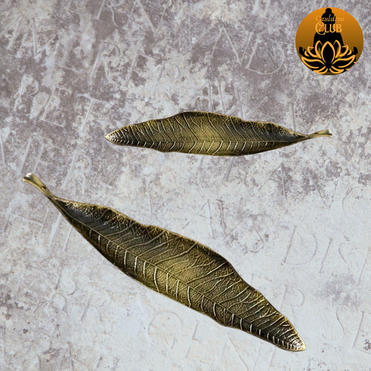 Ancient Green Leaf Incense Holder