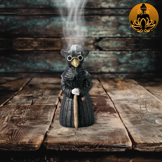 Crow Plague Doctor Incense Holder