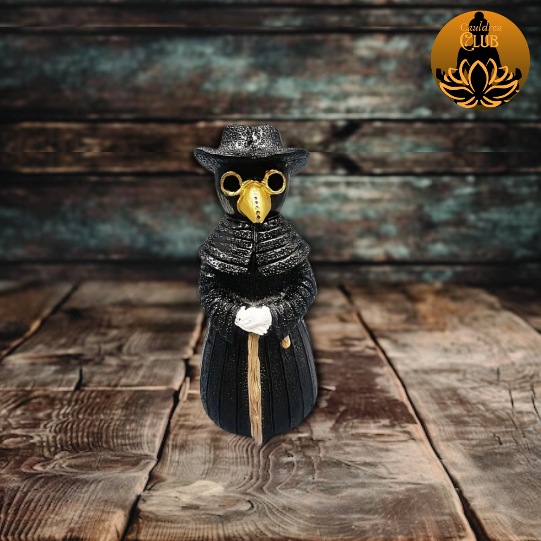 Crow Plague Doctor Incense Holder
