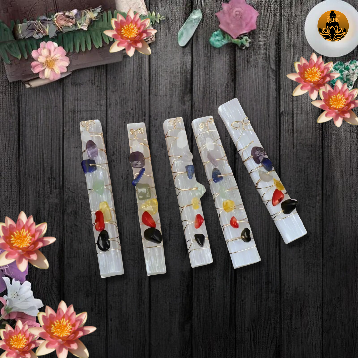 Crystal Wands White