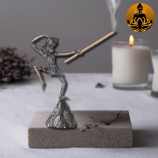 Monkey Soldier Incense Holder - Bronze