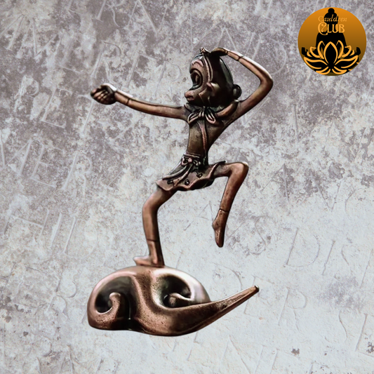 Monkey Soldier Incense Holder - Red Bronze