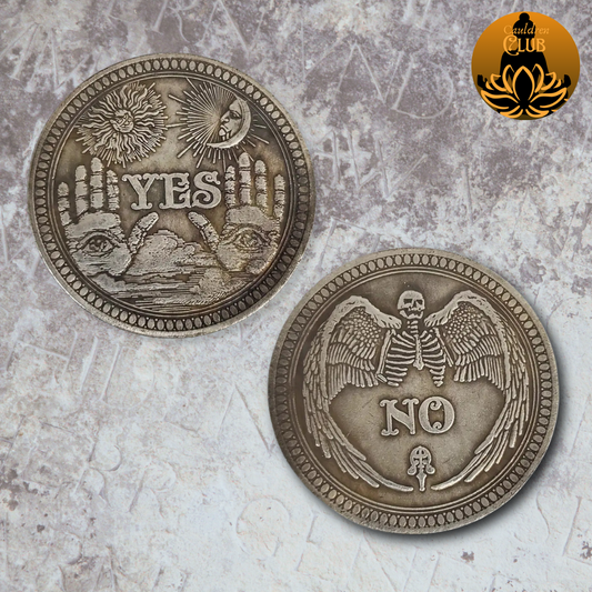 Gothic Yes/No Decider Coin (Large)