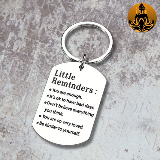 Little Reminder Keyring - Silver