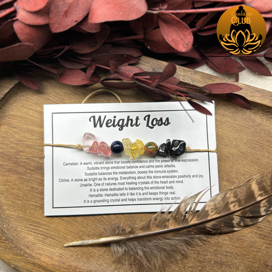 Weight Loss Support Crystal Gemstone Bracelet